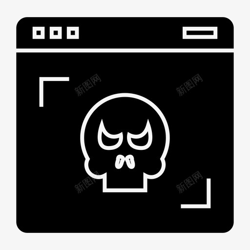 浏览器犯罪黑客图标svg_新图网 https://ixintu.com 浏览器 犯罪 电脑 笔记本 网站 网络 黑客