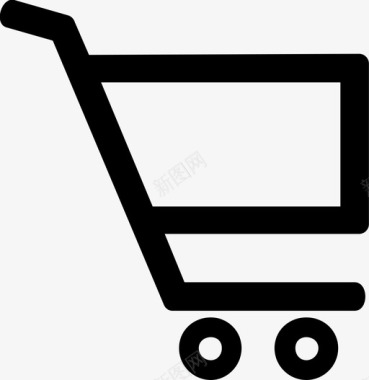 手推车商店购物车图标图标