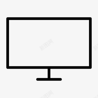 电脑显示器电视图标图标