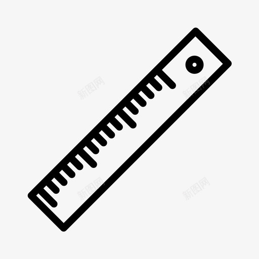 尺距量图标svg_新图网 https://ixintu.com 建筑