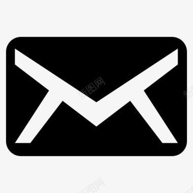 电子邮件符号信封通信实体图标图标