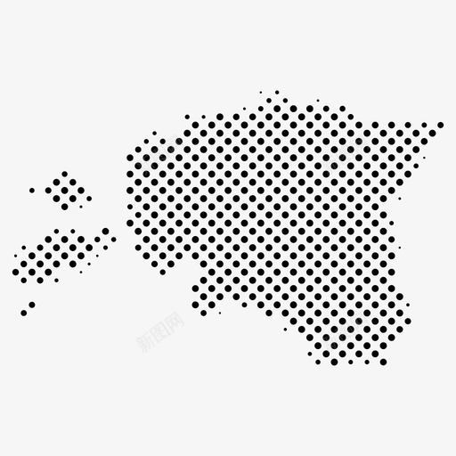 爱沙尼亚点地图点点国家地图图标svg_新图网 https://ixintu.com 国家 地图 爱沙尼亚