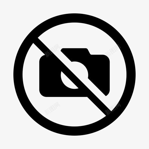 没有照片禁止照片图标svg_新图网 https://ixintu.com 没有 照片 禁止 第五