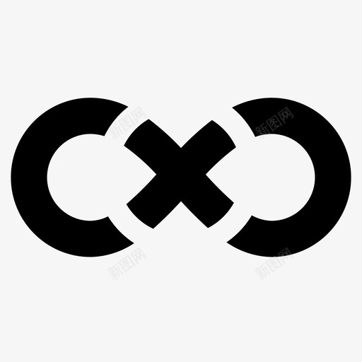 xfinitycrossforever图标svg_新图网 https://ixintu.com cross forever loop mobile xfinity