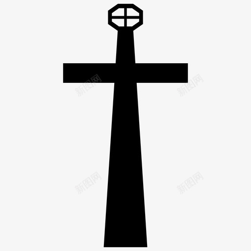 基督教符号天主教十字架图标svg_新图网 https://ixintu.com 十字 十字架 向量 图标 基督教 天主教 宗教 符号 耶稣基督 设计