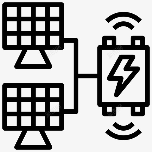 电池生态与环境太阳能电池图标svg_新图网 https://ixintu.com 可持续发展 太阳能 太阳能电池 技术 智能 环境 生态 电池