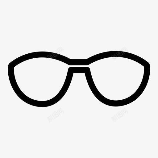 眼镜配件衣服图标svg_新图网 https://ixintu.com 时装 款式 眼镜 衣服 配件