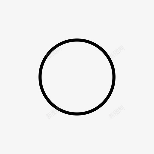 圆形按钮圆环图标svg_新图网 https://ixintu.com 圆形 圆环 形状 按钮