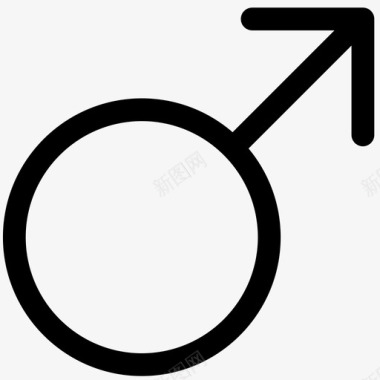 性别-男图标