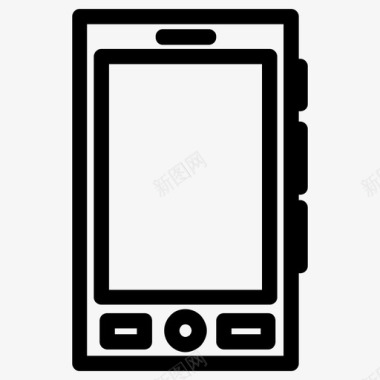 手机电子智能手机图标图标