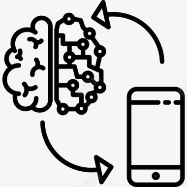 同步人工智能49大纲图标图标