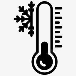 摄氏度标识低温摄氏度测量图标高清图片