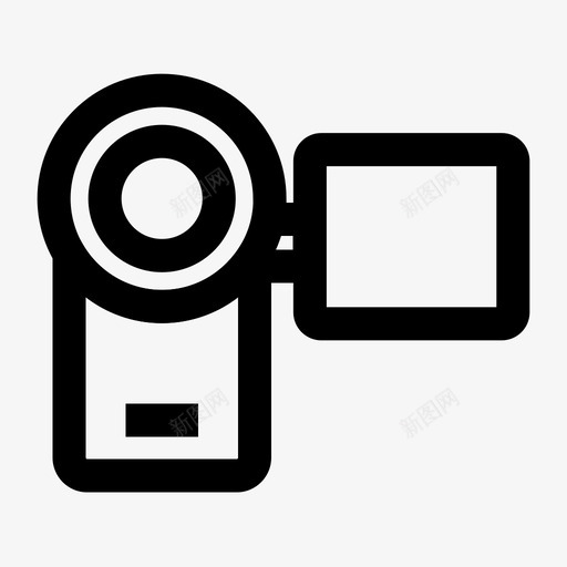 手持式照相机数码相机摄影图标svg_新图网 https://ixintu.com 图标 基本 手持 摄影 数码相机 照相机 视频