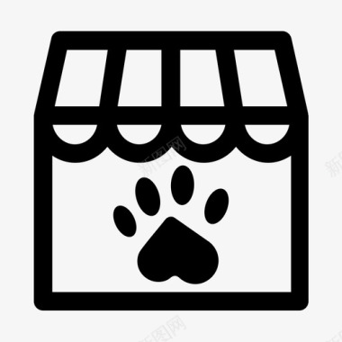 宠物店动物猫图标图标