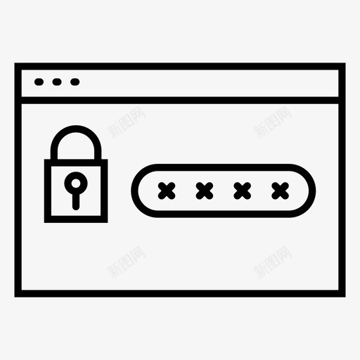 ssl加密浏览器锁图标svg_新图网 https://ixintu.com ssl 加密 安全 密码 浏览器