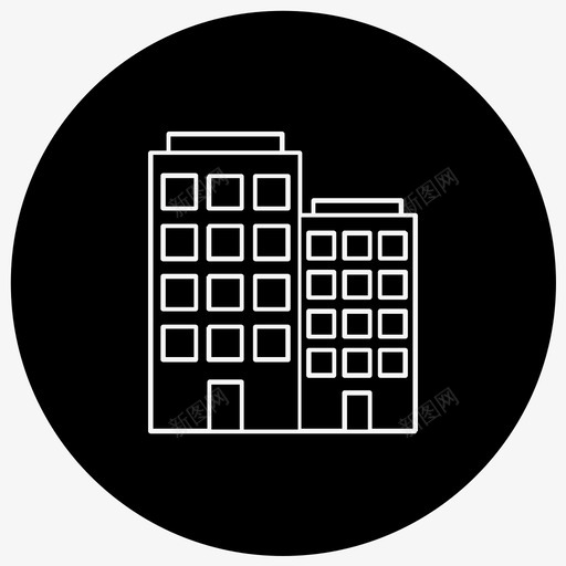 企业建筑城市图标svg_新图网 https://ixintu.com 企业 城市 建筑 投资 敏捷 组合