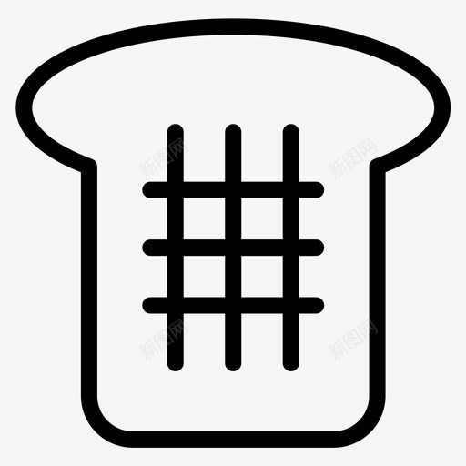 面包食品食品和饮料图标加粗线条集224svg_新图网 https://ixintu.com 加粗 图标 粗线条 面包 食品 饮料