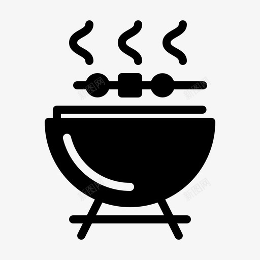 烧烤后院吃图标svg_新图网 https://ixintu.com 吃食 后院 对象 混合 烧烤 第卷 食物