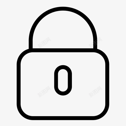 锁隐私安全图标svg_新图网 https://ixintu.com 基本 安全 设置 隐私