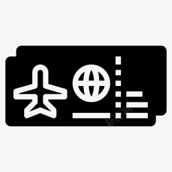 机场通道登机牌文件和文件夹通道图标高清图片