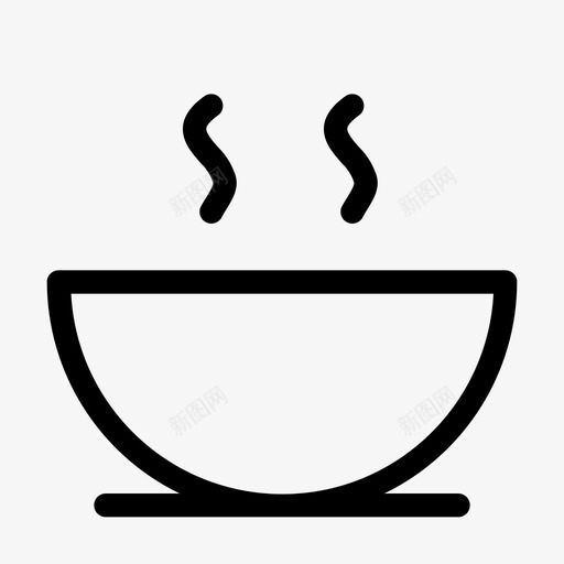 汤饮料碗图标svg_新图网 https://ixintu.com ui 概述 食品 食品饮料 饮料