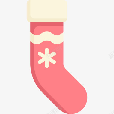 圣诞袜圣诞装饰3扁平图标图标