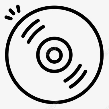 光碟dj音乐图标图标