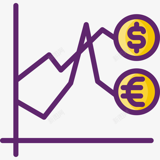 波动性投资6线性颜色图标svg_新图网 https://ixintu.com 投资 波动性 线性 颜色