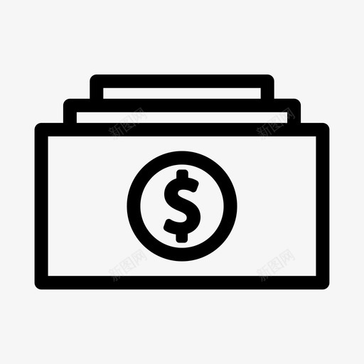 货币纸币图标svg_新图网 https://ixintu.com 纸币 货币
