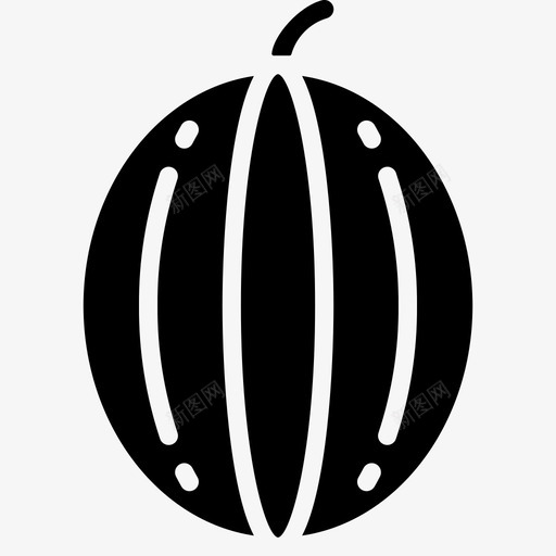 西瓜食用食物图标svg_新图网 https://ixintu.com 健康 字形 水果 西瓜 食物 食用