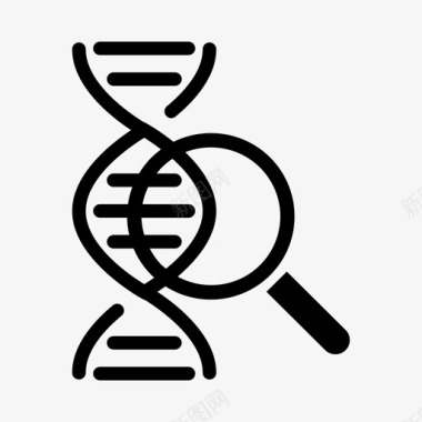 基因研究遗传研究生物学图标图标