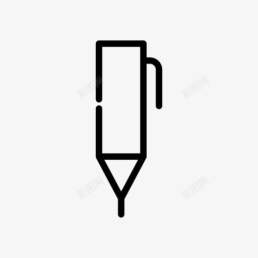 画画钢笔铅笔图标svg_新图网 https://ixintu.com 写字 画画 钢笔 铅笔