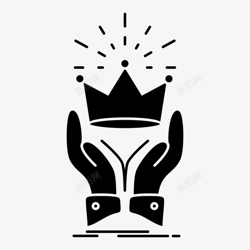 皇冠荣誉国王图标svg_新图网 https://ixintu.com 企业培训 国王 市场 战略 皇冠 皇室 竞争 荣誉