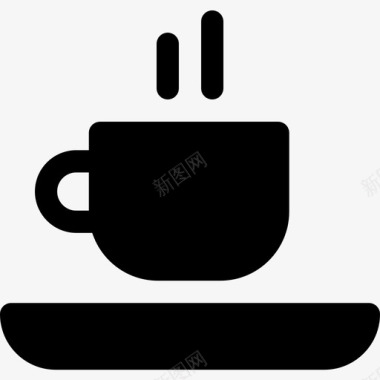 咖啡杯烹饪72装满图标图标