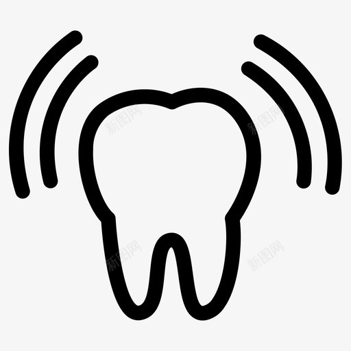 牙齿犬齿牙科图标svg_新图网 https://ixintu.com 一卷 牙医 牙科 牙齿 犬齿 第一 轮廓 釉质