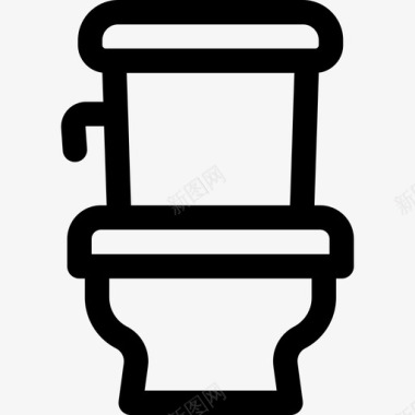 卫生间浴室65线性图标图标
