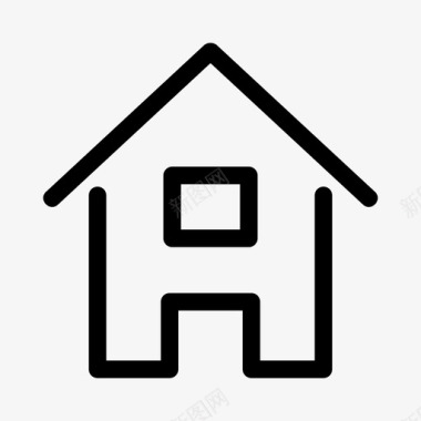 房子建筑物家庭图标图标