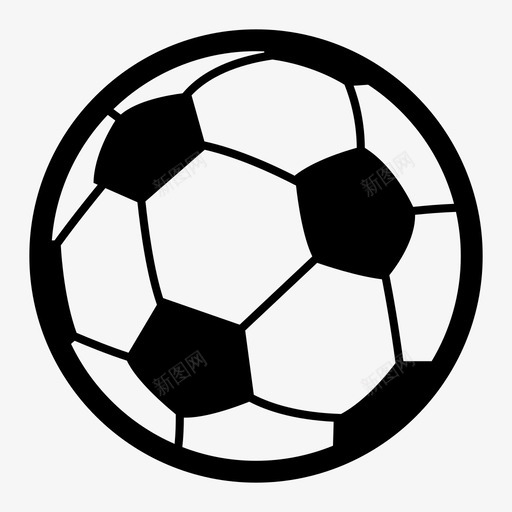 足球比赛运动图标svg_新图网 https://ixintu.com 体育场 比赛 足球 运动