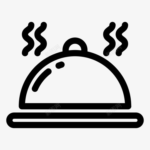 盘子餐具食物图标svg_新图网 https://ixintu.com 厨房 盘子 食物 餐具 餐厅