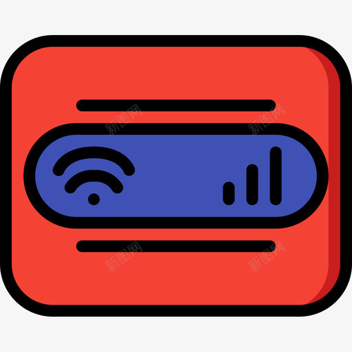 Wifi旅行配件4线性颜色图标svg_新图网 https://ixintu.com Wifi 旅行 线性 配件 颜色