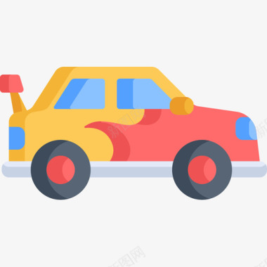 汽车赛车8平板图标图标