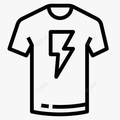 衬衫服装时尚图标svg_新图网 https://ixintu.com 布料 摇滚 时尚 服装 衬衫 轮廓
