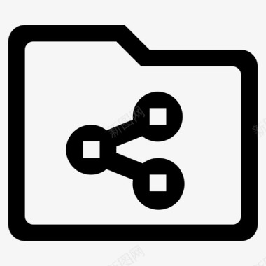 ICON_知识系统-文件共享图标