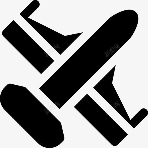 喷气式运输179填充图标svg_新图网 https://ixintu.com 喷气式 填充 运输