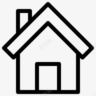 家庭地址房子图标图标