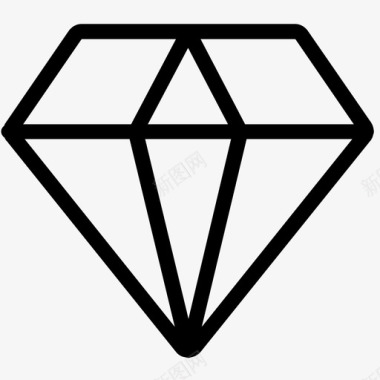 钻石珠宝皇家钻石图标图标