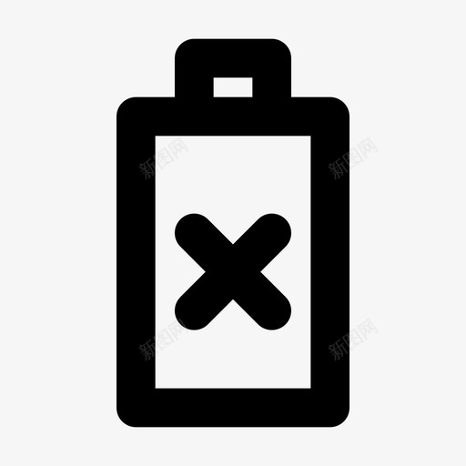 电池电池电量充电图标svg_新图网 https://ixintu.com 充电 外形 无电 电池 电源 电量
