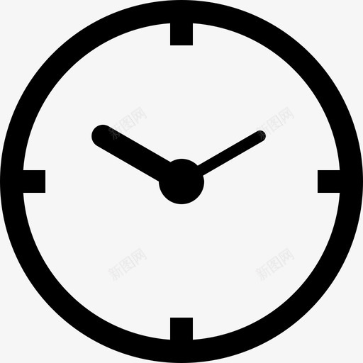 时钟业务指针图标svg_新图网 https://ixintu.com 业务 图标 实体 实体图 小时 指针 时钟 时间