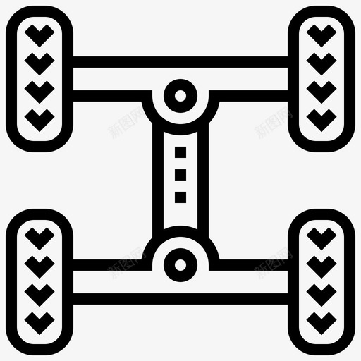 传动系部件驱动装置图标svg_新图网 https://ixintu.com 传动 发动机 汽车维修 电机 装置 部件 驱动