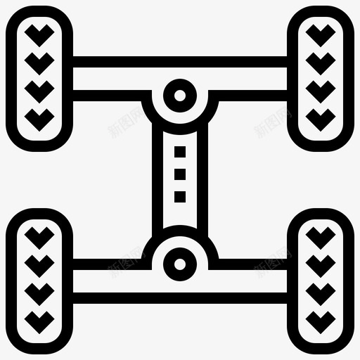 传动系部件驱动装置图标svg_新图网 https://ixintu.com 传动 发动机 汽车维修 电机 装置 部件 驱动